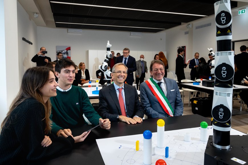 Comau’s Robotics And Advanced Technologies For The “E.Do Learning Center”, The Educational Project Launched By Ferrari To Support New Generations Of Students In The Local Community 